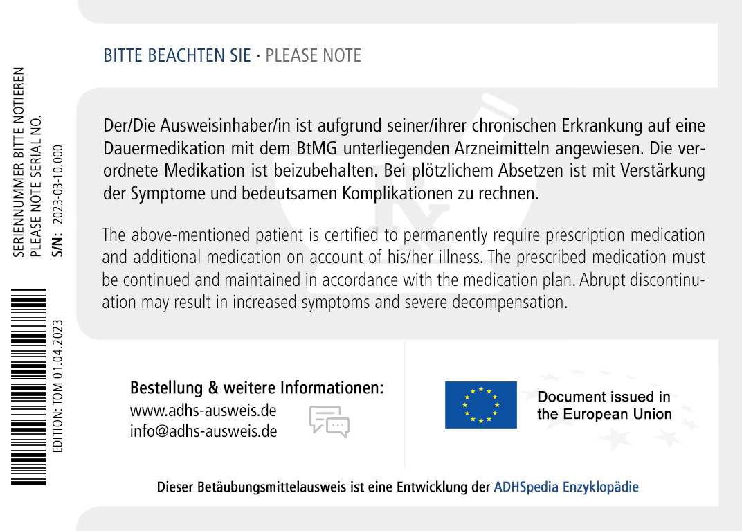 ADHS Ausweis Seite 6