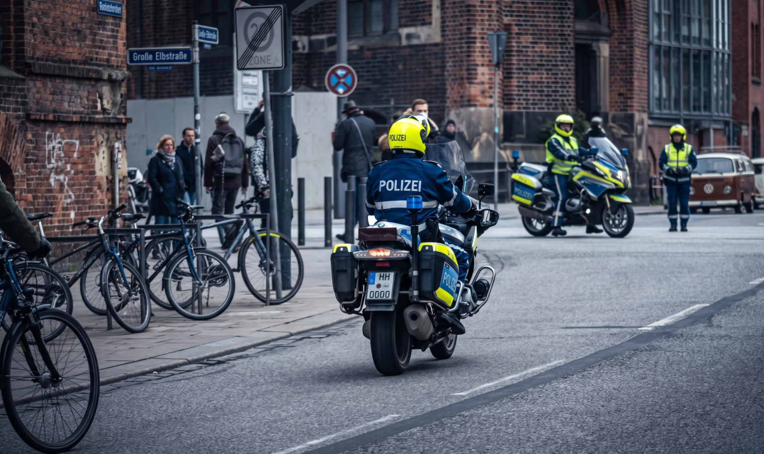 Polizeiliche Verkehrskontrolle